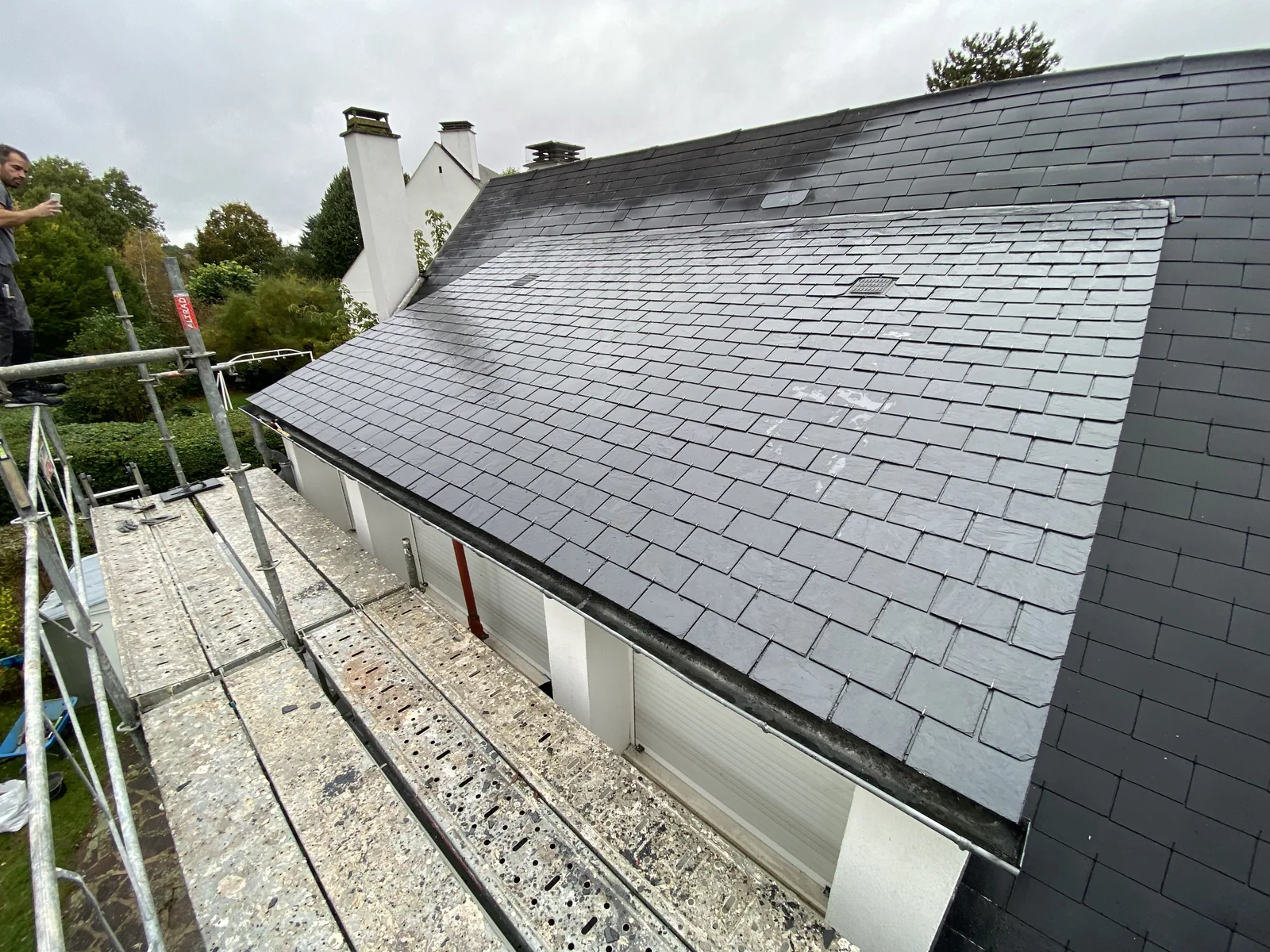 Ardoises — chantier VionCouverture