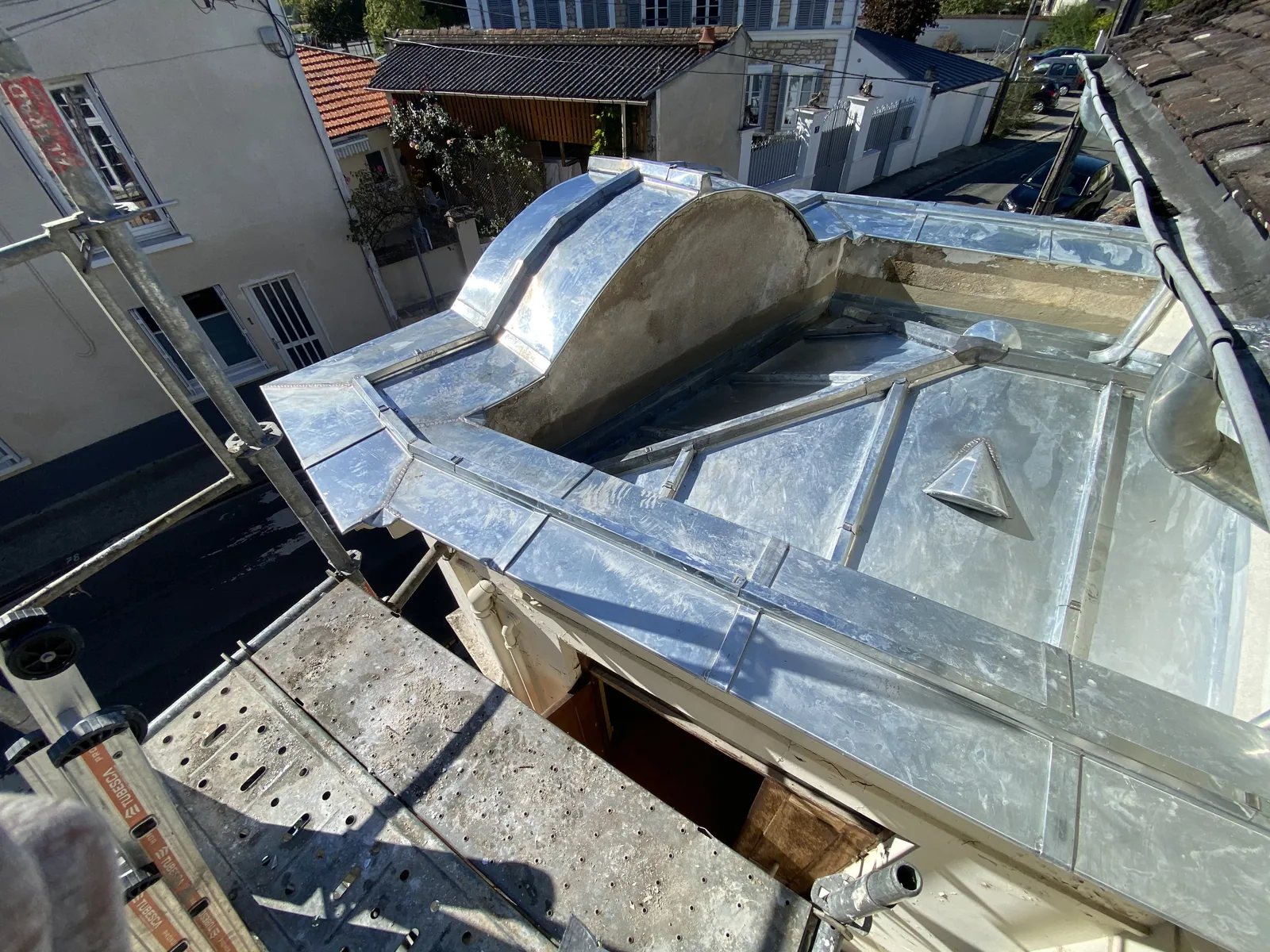 Zinc — chantier VionCouverture